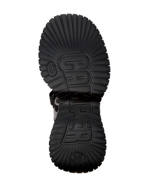 Camper Black Pix Bcn Platform Sandal