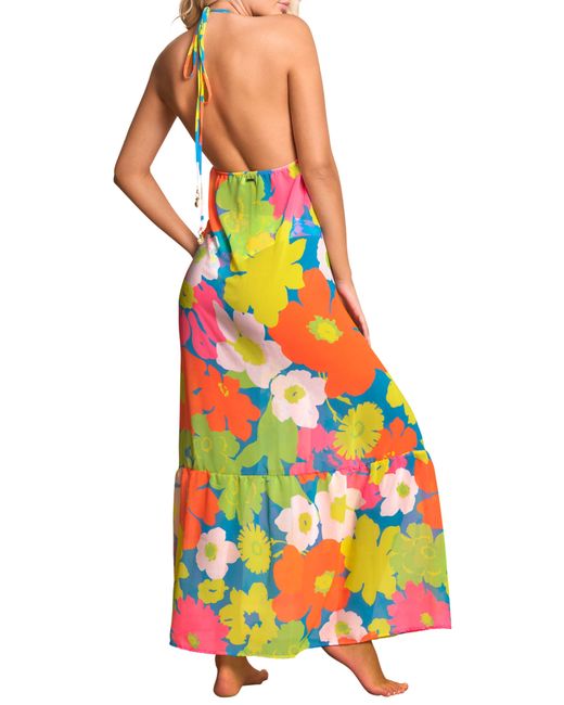 Maaji Multicolor Lorelai Floral '90s Cover-up Dress