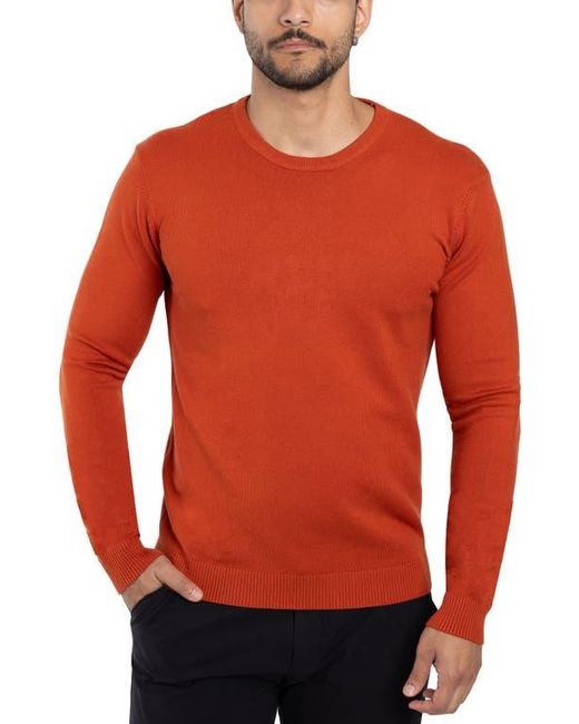 Xray Jeans Red Crewneck Knit Viscose-Blend Sweater for men