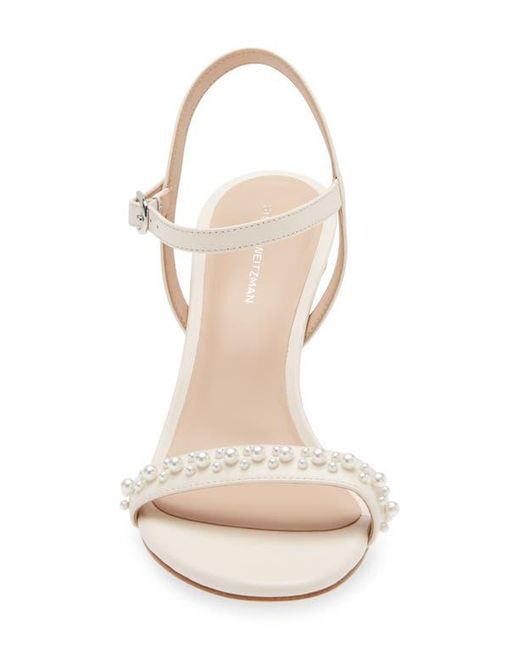 Stuart Weitzman White Dancer Sandal