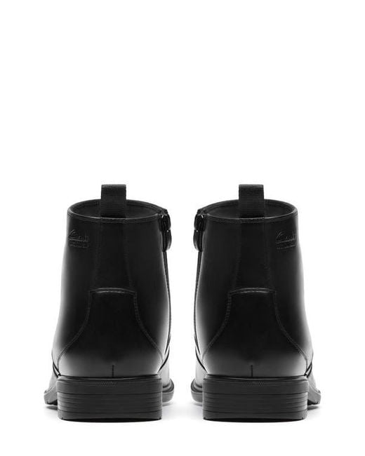 Clarks Black Steadwell Dress Boot for men