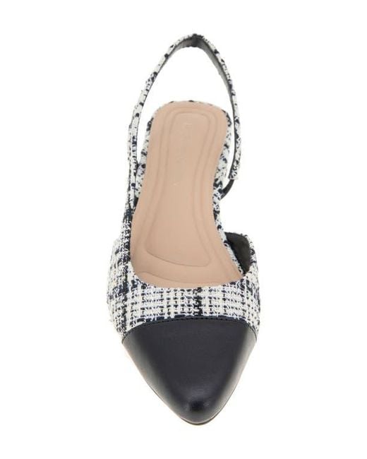 BCBGeneration Metallic Tillie Slingback Cap Toe Pump