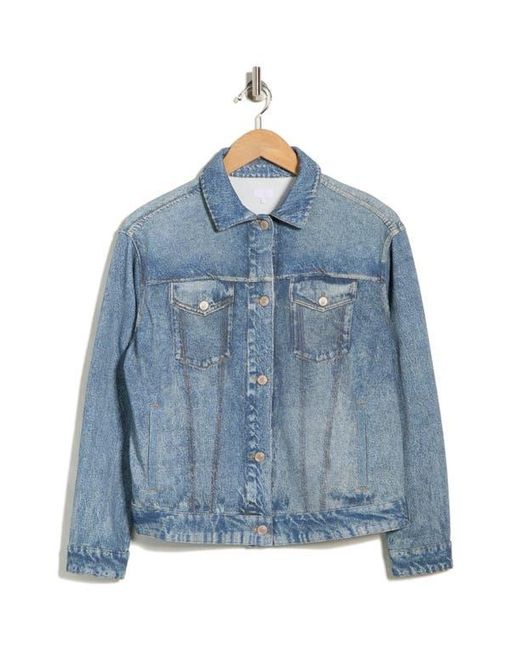 Ecru Blue Relaxed Denim Jacket