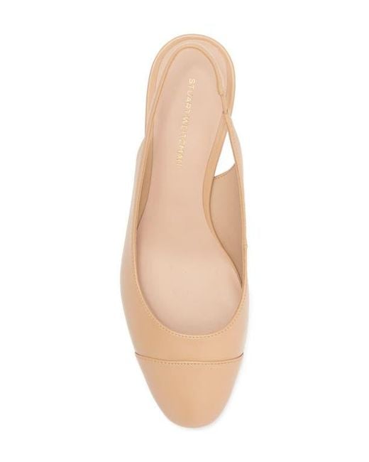 Stuart Weitzman Natural Milla 55 Slingback Pump