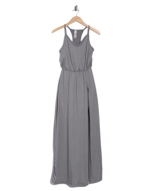Go Couture Women's Gray Sleeveless Maxi Dress Go Couture Women's Gray Sleeveless Maxi Dress