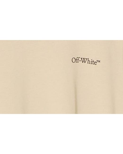 Off-White c/o Virgil Abloh Natural Pixel Diagonal Skate Long Sleeve T-Shirt for men