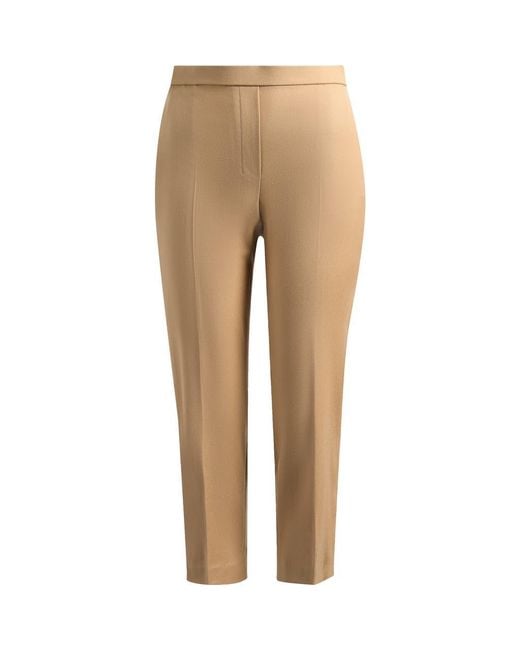 Theory Natural Sleek Flannel Treeca Pull-On Pants
