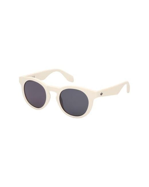 Adidas Gray Round Sunglasses for men