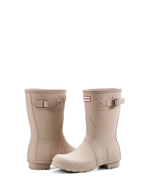 Hunter Brown Original Short Waterproof Rain Boot