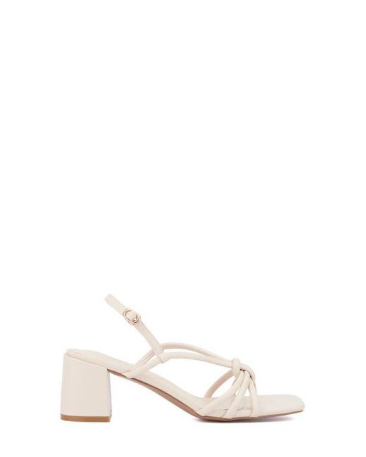 TORGEIS White Pemberly Slingback Sandal