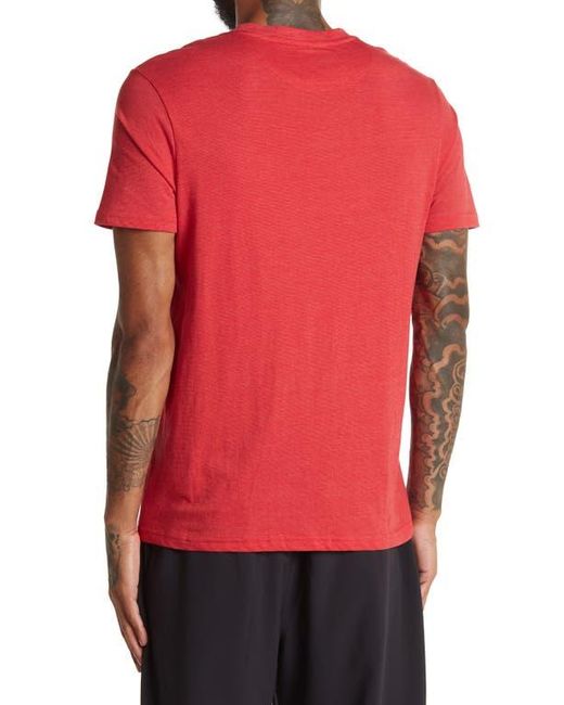 Xray Jeans Red Henley Pocket Shirt for men