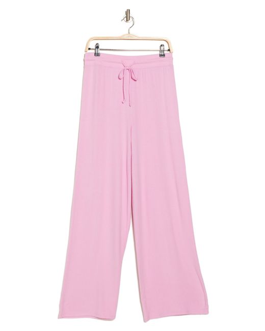 Abound Pink Easy Cozy Wide Leg Pajama Pants