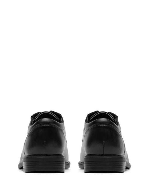 Clarks Black Steadwell Oxford for men
