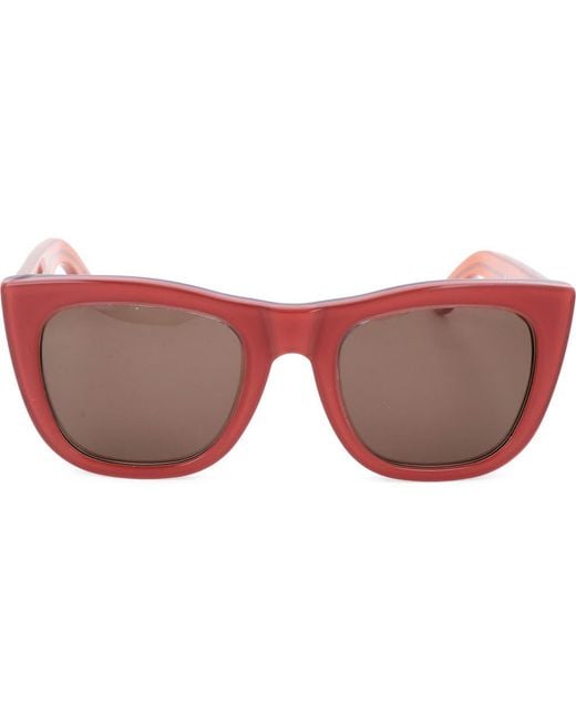 Retrosuperfuture Pink 55Mm Cat Eye Sunglasses