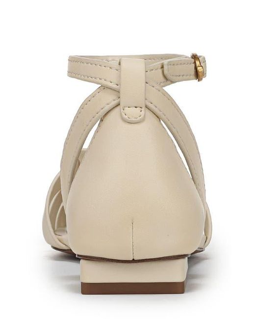 Franco Sarto White Taylon Fisherman Sandal