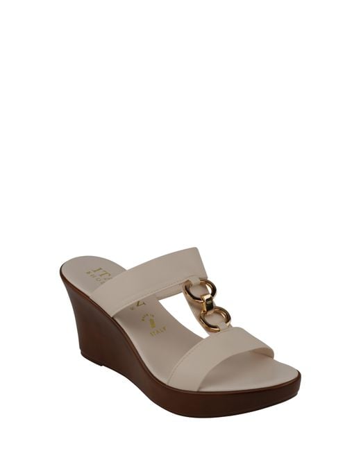 Italian Shoemakers Valora H band Wedge Sandal Lyst