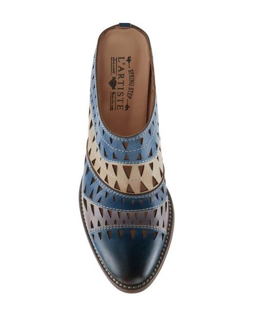 Spring Step Blue Fantasee Mule