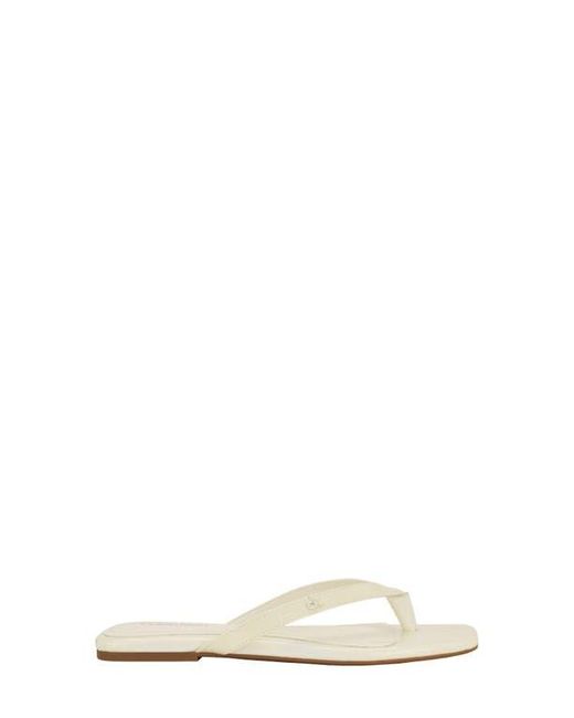 Calvin Klein White Stelea Flip Flop