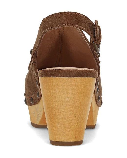 Frye Brown Jessica Clog