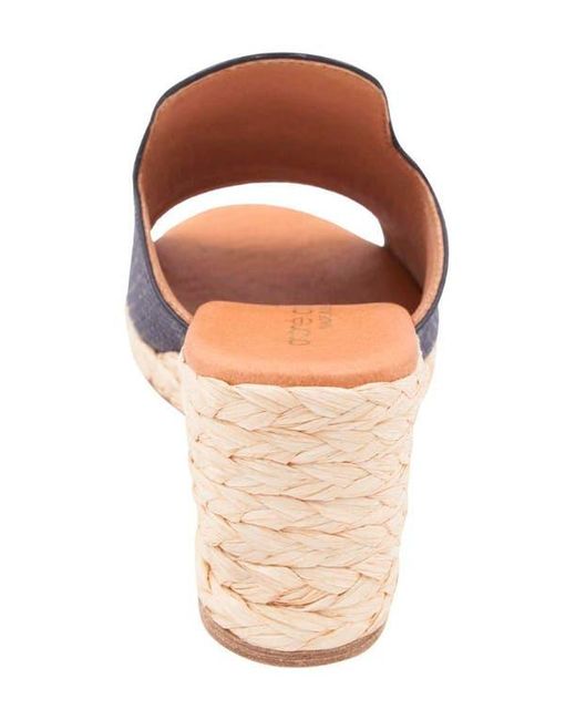 Andre Assous Blue Nomi Wedge