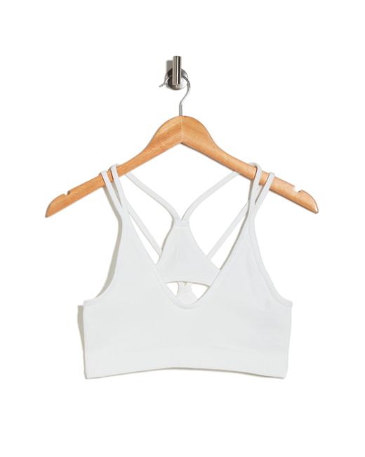 Fp Movement Free Throw Strappy Sports Bra in White Lyst