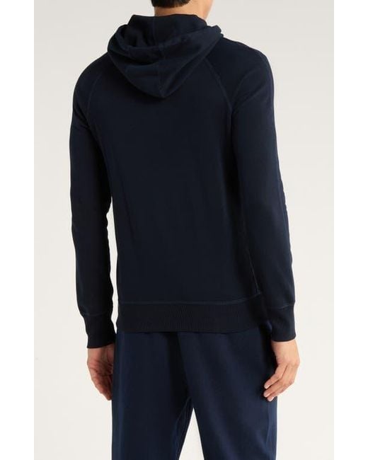 Reigning Champ Blue Lightweight Terry Pullover Hoodie for men