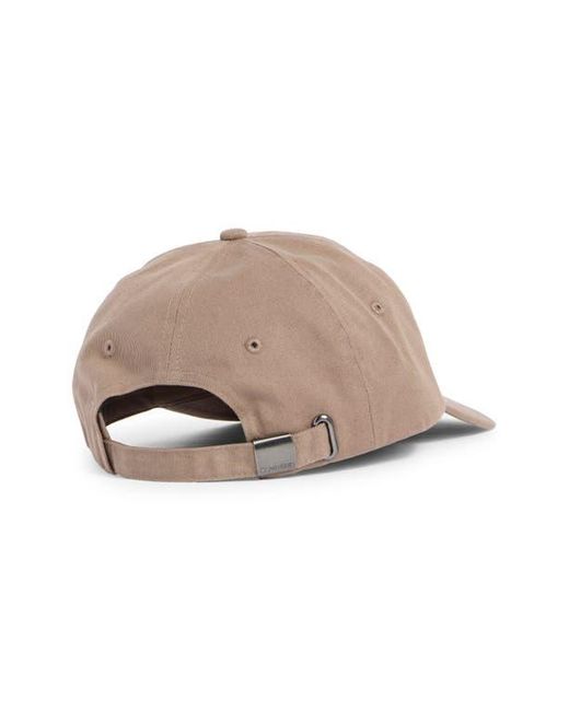 Calvin Klein Natural Embroidered Patch Baseball Cap for men