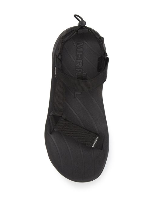 Merrell Black Speed Fusion Web Strap Hiking Sandal