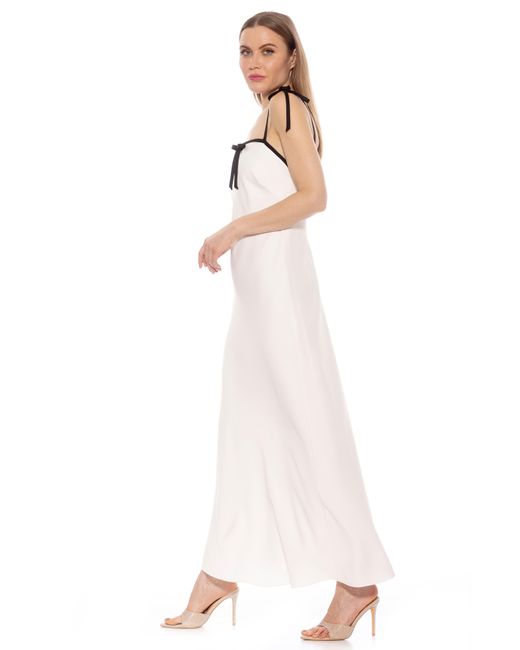 Alexia Admor White Alden Maxi Dress