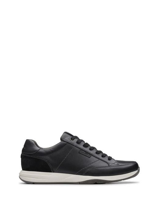 Clarks Black Townview Lace Trainers for men