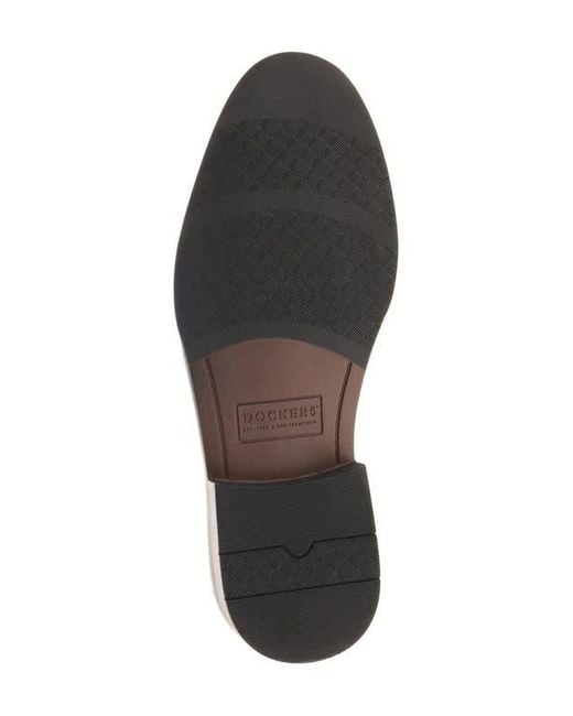 Dockers Gray Edgar Plain Toe Oxford for men