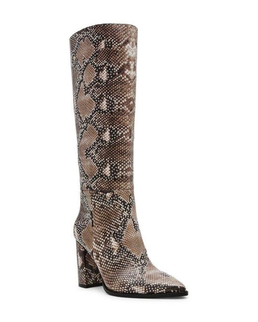 Steve Madden Brown Brittan Knee High Boot