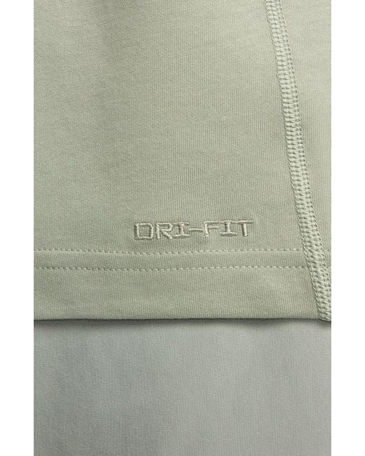 Nike Green Primary Training Dri-Fit Short Sleeve T-Shirt for men