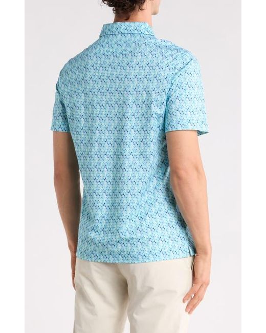 Bugatchi Blue Ooohcotton Polo for men