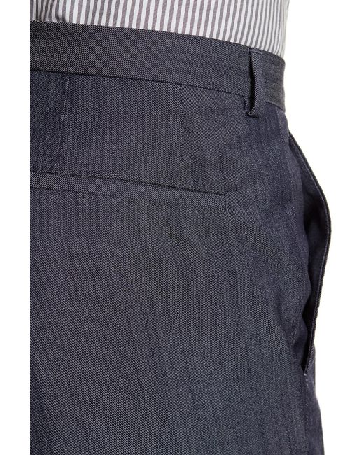 BOSS by HUGO BOSS Regular Fit Johnston Lenon Wool Suit in Blue for Men |  Lyst