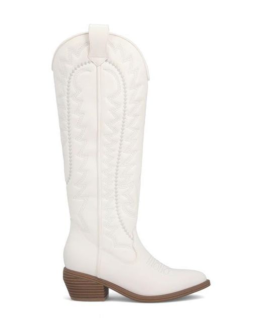 MIA White Locklyn Tall Boot