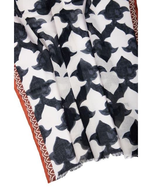 Saachi Multicolor Geometric Print Scarf
