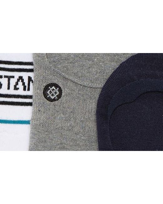 Stance Blue Basic No-Show Socks for men