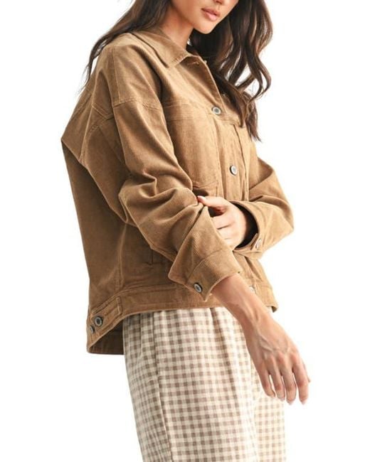 Wishlist Brown Corduroy Jacket