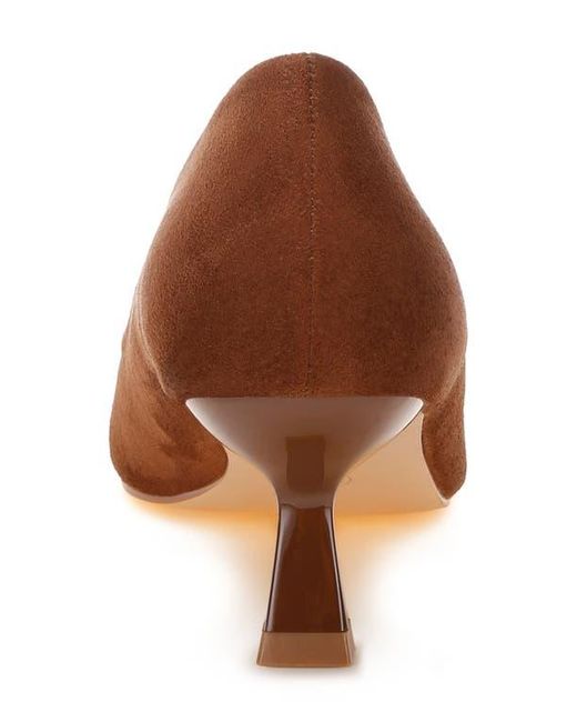 LONDON RAG Brown Peyton Pointed Toe Pump
