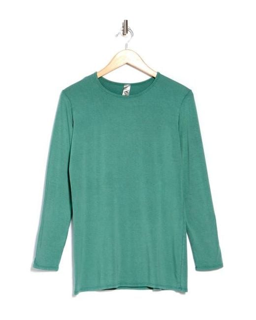 Go Couture Green Basic Stretch Modal T-Shirt