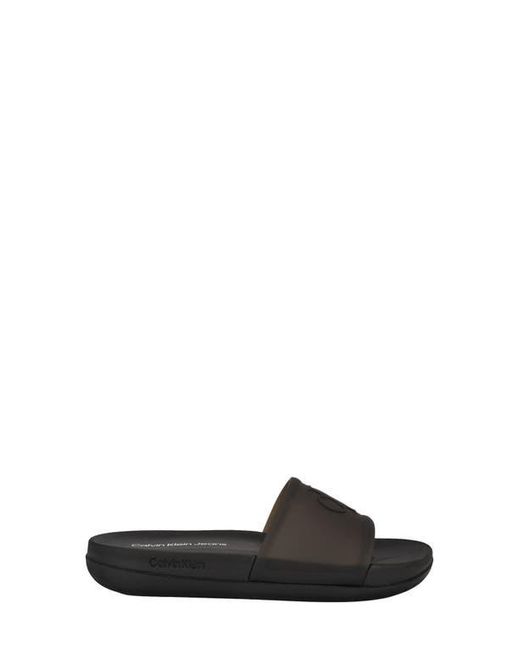 Calvin Klein Black Barli Slide Sandal