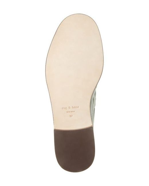 Rag & Bone White Carter Boat Shoe