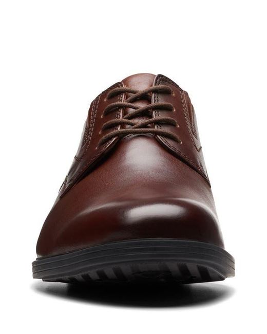 Clarks Brown Whiddon Pace Derby for men
