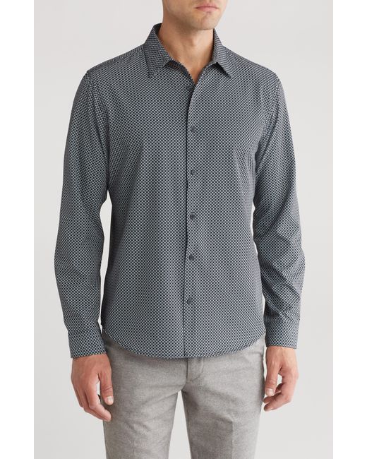 DKNY Gray Winston Button-up Shirt for men