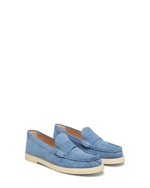 Stuart Weitzman Blue Blake Loafer