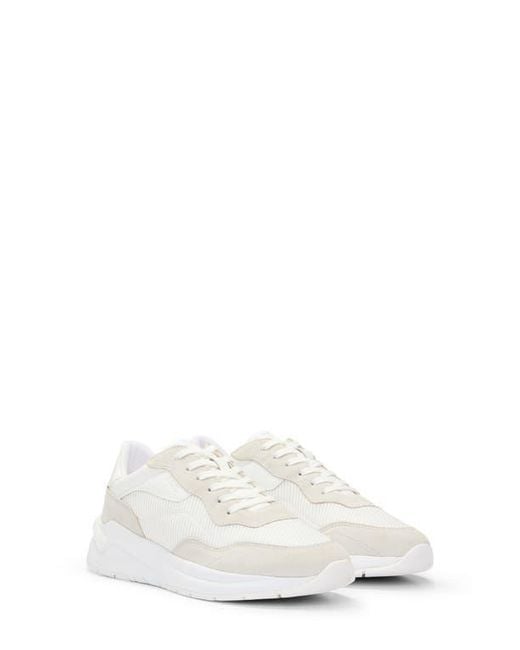 Boss White Skylar Sneaker