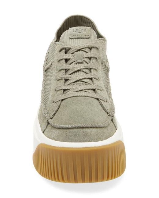 Ugg Gray Ez-Duzzit Platform Sneaker