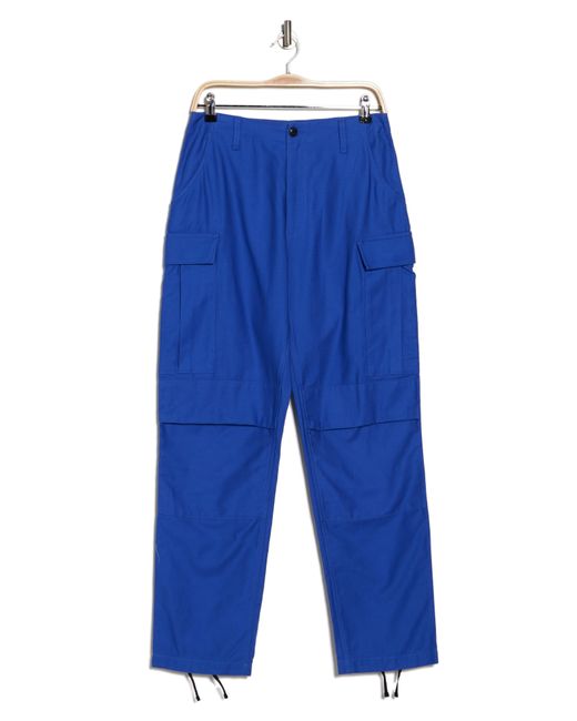 Rag & Bone Blue Sands Cotton Twill Cargo Pants