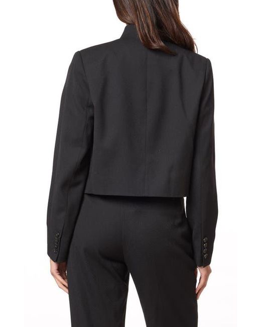 Scotch & Soda Black Tailored Crop Jacket